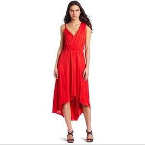 Long Dehlia Draped Silk Jersey maxi dress
